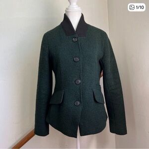 Vintage Pendleton Woolen Mills Wool Hunter Green Equestrian Blazer Jacket S